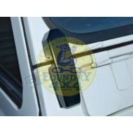 Land Rover Defender Billet Aluiminium Windscreen Brackets Black
