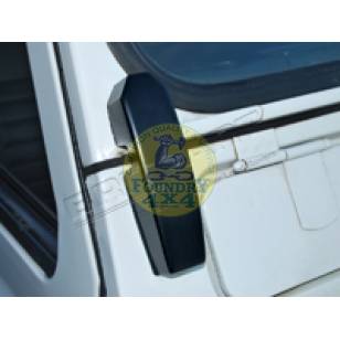 Land Rover Defender Billet Aluiminium Windscreen Brackets Black