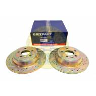 Rear Brake Discs - Britpart Performance