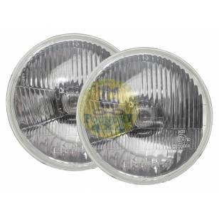 7" H4 Halogen Headlights Pair RHD
