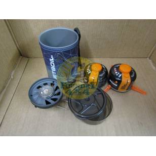 Jetboil Flash Stove Fractile & 2- 100g Fuel Canisters Bundle Deal