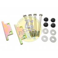 Land Rover Defender Stainless Steel Bumper Bolt Kit With Easy Fit Nut Plates