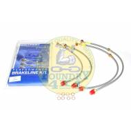 Britpart Stainless Steel Braided Brake Hose Kit  Standard
