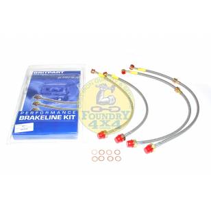 Britpart Stainless Steel Braided Brake Hose Kit  Standard
