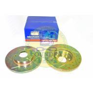 Performance Front Brake Disc Pair