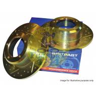 Performance Rear Brake Disc Pair