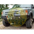 Land Rover Discovery 3 Front Winch Bumper Complete with Wipac Fog Lights and Aluminium Washer Bottle