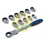 Laser Multi-Head Ratchet Spanner Set