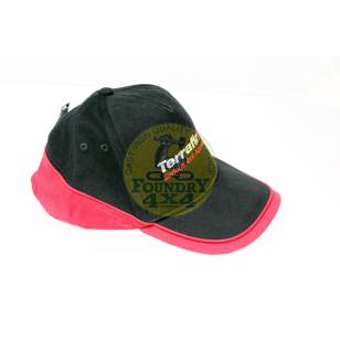 Terrafirma Competition Baseball Cap Black & Red